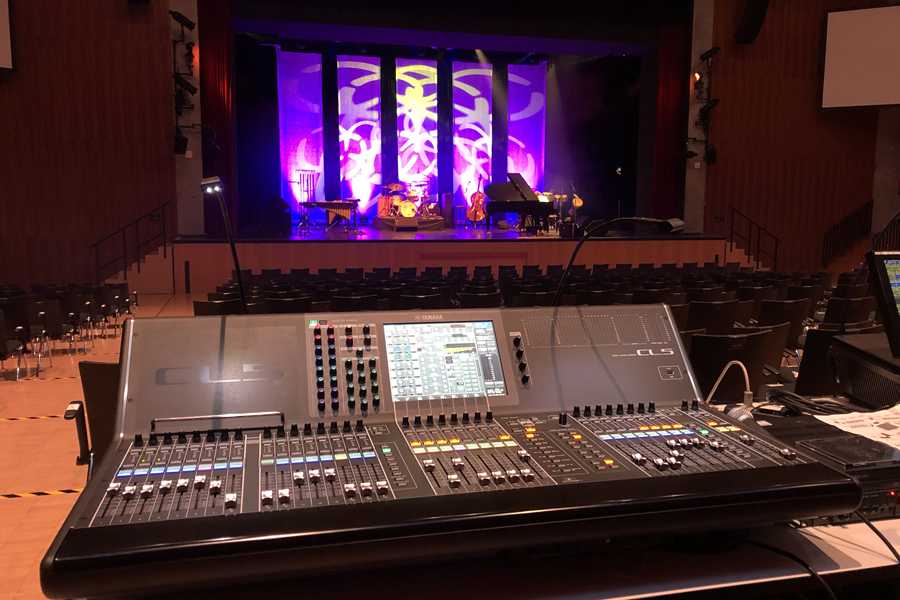The venue’s Yamaha M7CL mixing console has been upgraded to a CL5 The venue’s Yamaha M7CL mixing console has been upgraded to a CL5