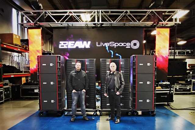 LiveSpace president AJ Sweeney (left) and owner Rich Bacans with their new EAW Adaptive rig LiveSpace president AJ Sweeney (left) and owner Rich Bacans with their new EAW Adaptive rig