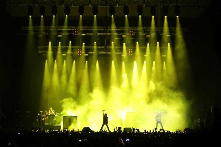 Headlining MOR Argentina was heavy metal band Megadeth Headlining MOR Argentina was heavy metal band Megadeth