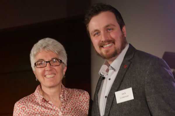 ALD chair Johanna Town presents the Michael Northen Award to Jack Coleman ALD chair Johanna Town presents the Michael Northen Award to Jack Coleman