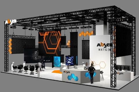 The 105sqm stand is set to make an impact with Absen’s NXTGEN innovations taking pride of place