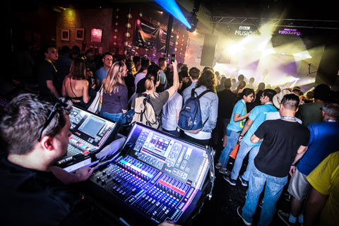 dLive in use at the British Music Embassy Showcase at SXSW 2018