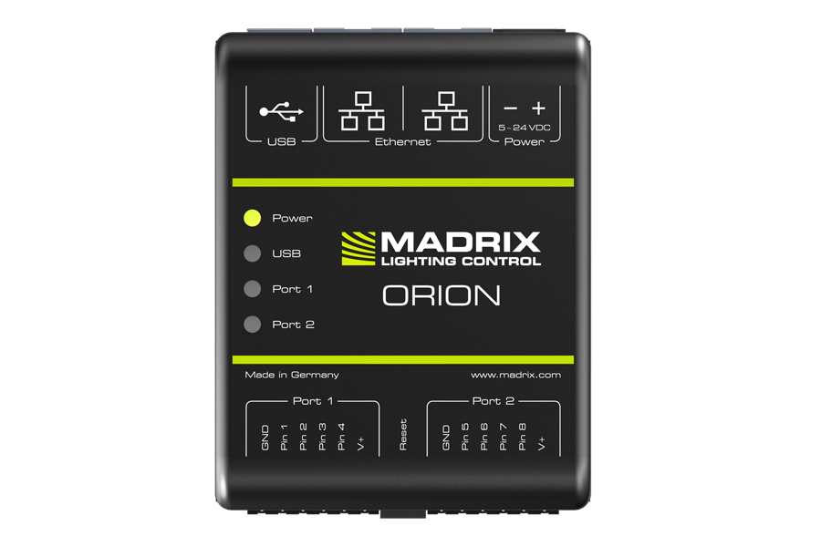 ORION is the next MADRIX hardware interface