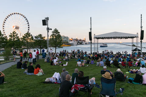 Navy Pier is one of the city's biggest tourist attractions