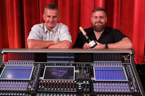 Kevin Glover from Sound Stylists and Kyle Robson from DWR