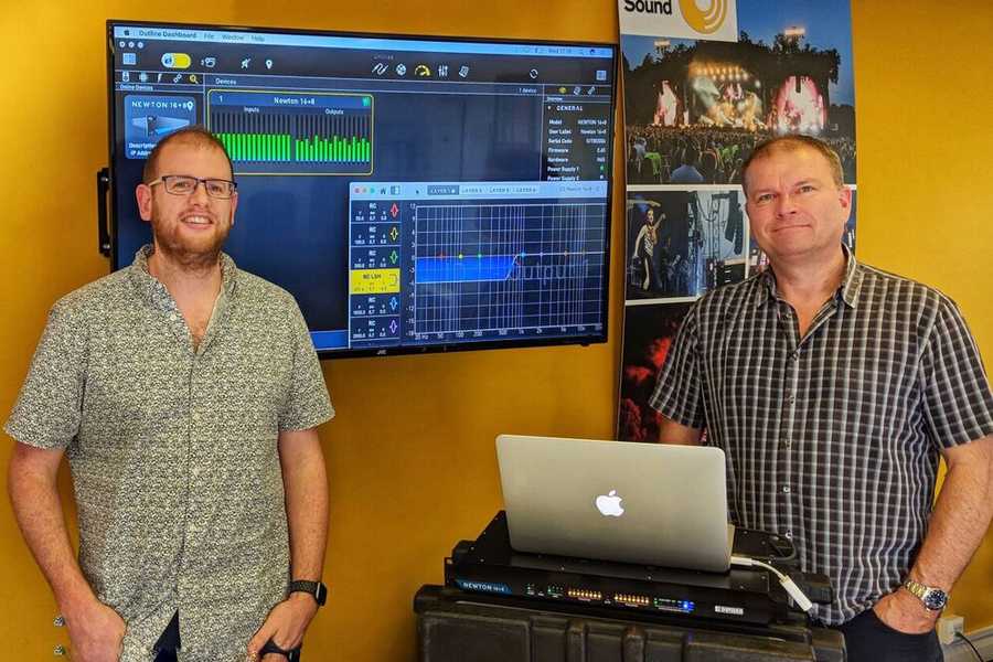Robin Conway and Paul Timmins from Capital Sound Hire Robin Conway and Paul Timmins from Capital Sound Hire