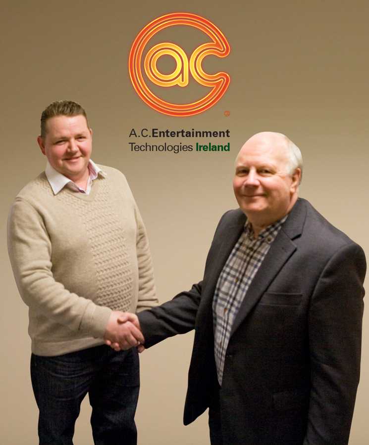 AC-ET Ireland's managing director Aaron Cripps with David Leggett, AC-ET executive chairman AC-ET Ireland's managing director Aaron Cripps with David Leggett, AC-ET executive chairman