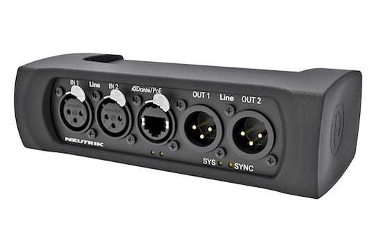 The DLINE Dante I/O interface is available as of 12 June