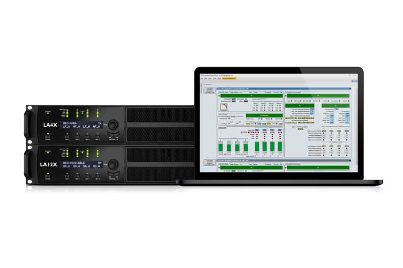 This integration allows users to easily control the LA4X and LA12X through Q-SYS