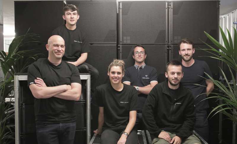 Dave Woodman, Dan Coia (hire manager), Naomi Duthie (warehouse technician), Joe Haycocks (director), Luke Harman (audio technician), Ben Harrison-Baker (operations manager)