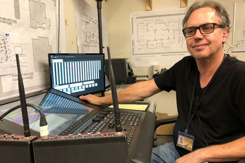Lighting programmer Scott Webb