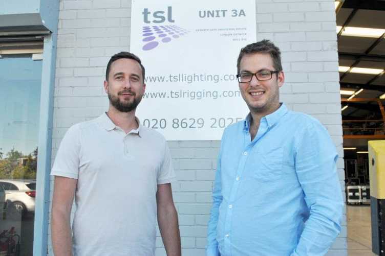 Jonathan Tingle and TSL managing director Sam Tamplin Jonathan Tingle and TSL managing director Sam Tamplin