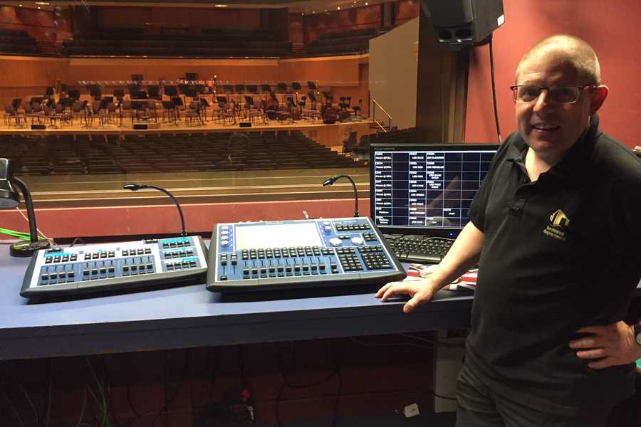 Bridgewater Hall technical manager Jonathan Rowland Bridgewater Hall technical manager Jonathan Rowland