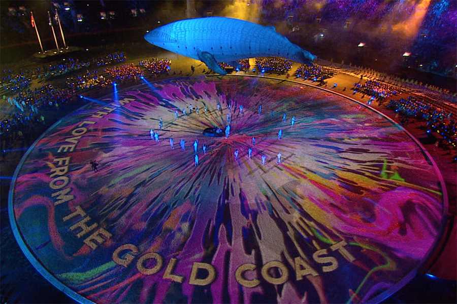 The opening ceremony of the Gold Coast 2018 Commonwealth Games The opening ceremony of the Gold Coast 2018 Commonwealth Games