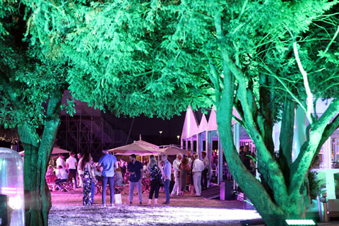 AC-ET supplied the complete indoor and outdoor effects lighting systems (photo: Jakob Ebrey)