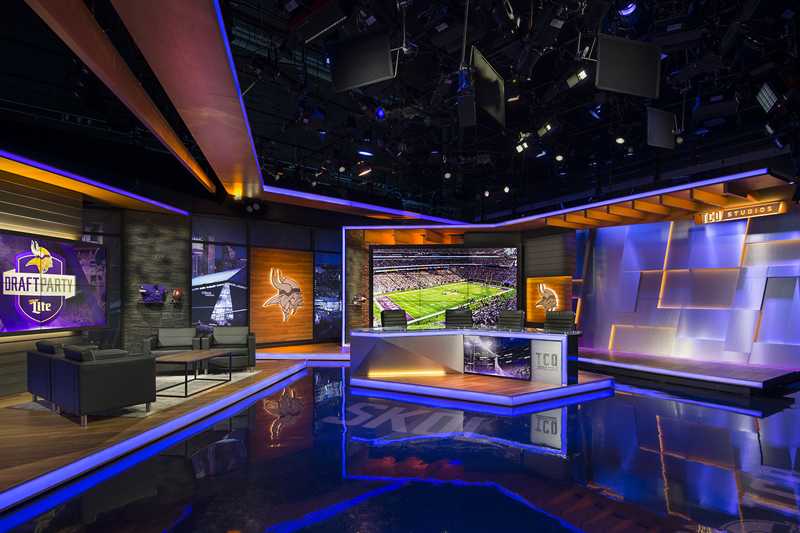 The new broadcast facilities at Vikings HQ (photo: Dak Dillon) The new broadcast facilities at Vikings HQ (photo: Dak Dillon)