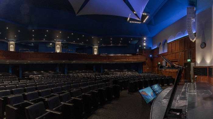 The Society recently decided to upgrade its 750 seat Ondaatje Theatre