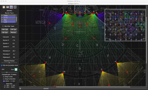 TiMax StageSpace spatial rendering at Waldbuehne arena, Berlin TiMax StageSpace spatial rendering at Waldbuehne arena, Berlin