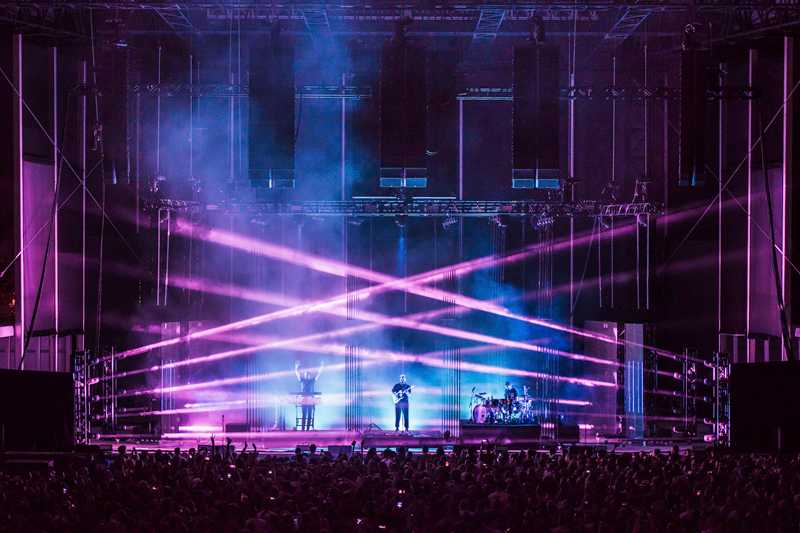 alt-J at Forest Hills Stadium in the New York borough of Queens (photo: Drew Gurian)