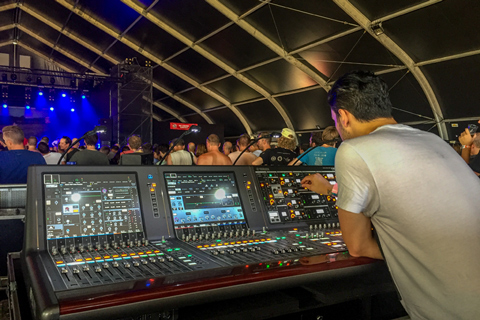 The Rivage system on the Club stage
