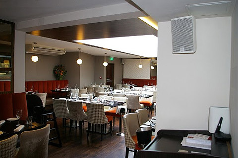 Buckle and Vaughan is a spacious bar / dining space that is all about atmosphere