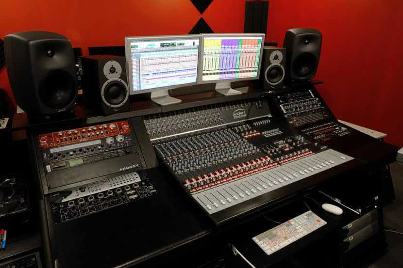 The Audient ASP4816 console at Waikato Institute of Technology The Audient ASP4816 console at Waikato Institute of Technology