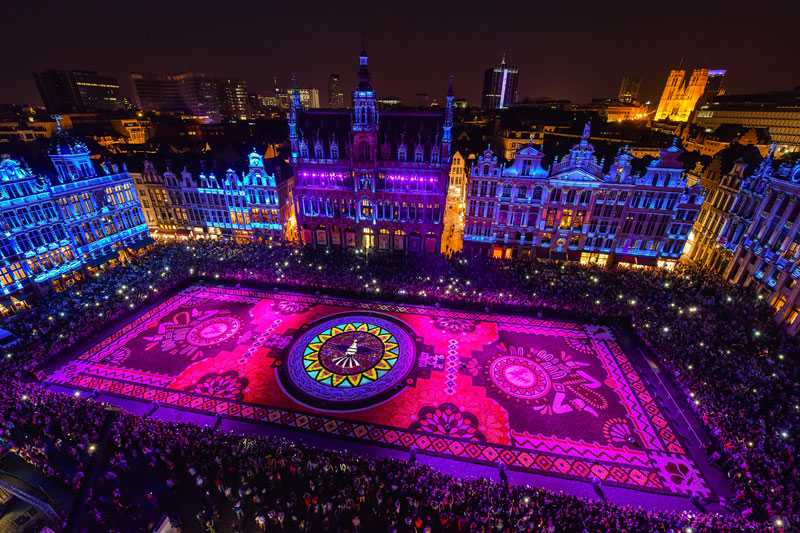 The Biannual Flower Carpet in the Grand Place