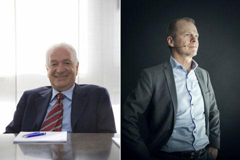 Arturo Vicari, CEO of RCF Group, and Kalle Hvidt Nielsen, CEO of DPA