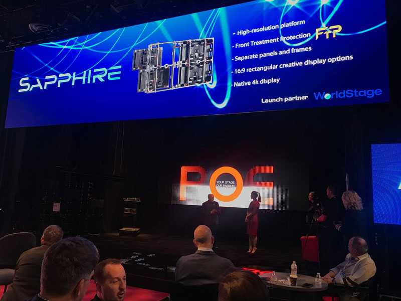 This year’s stand design will feature a massive Sapphire SP1,5 screen This year’s stand design will feature a massive Sapphire SP1,5 screen