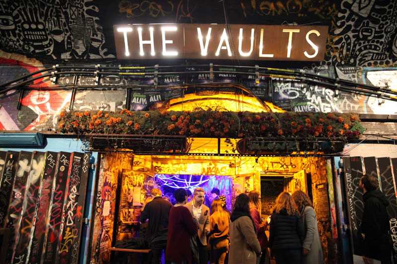 The festival is staged inside the Waterloo tunnels