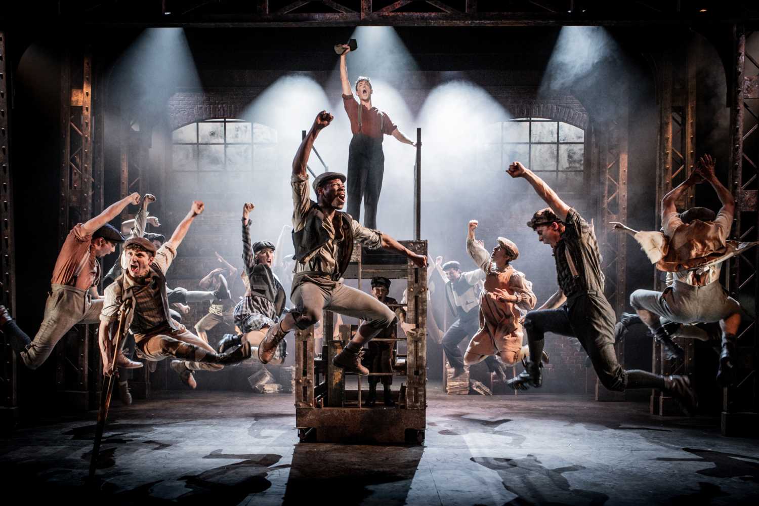 Newsies recently had its UK premiere at ArtsEd (photo: Robert Workman)