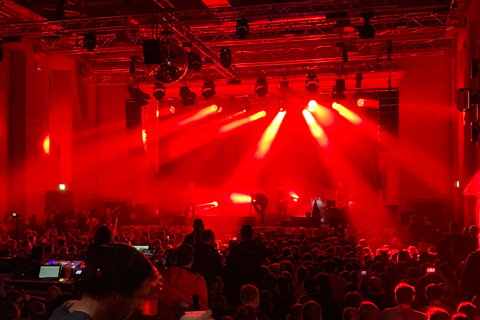 The Z-Bau Nuremberg's new Coda sound system in action (photo via  Sound Marketing)