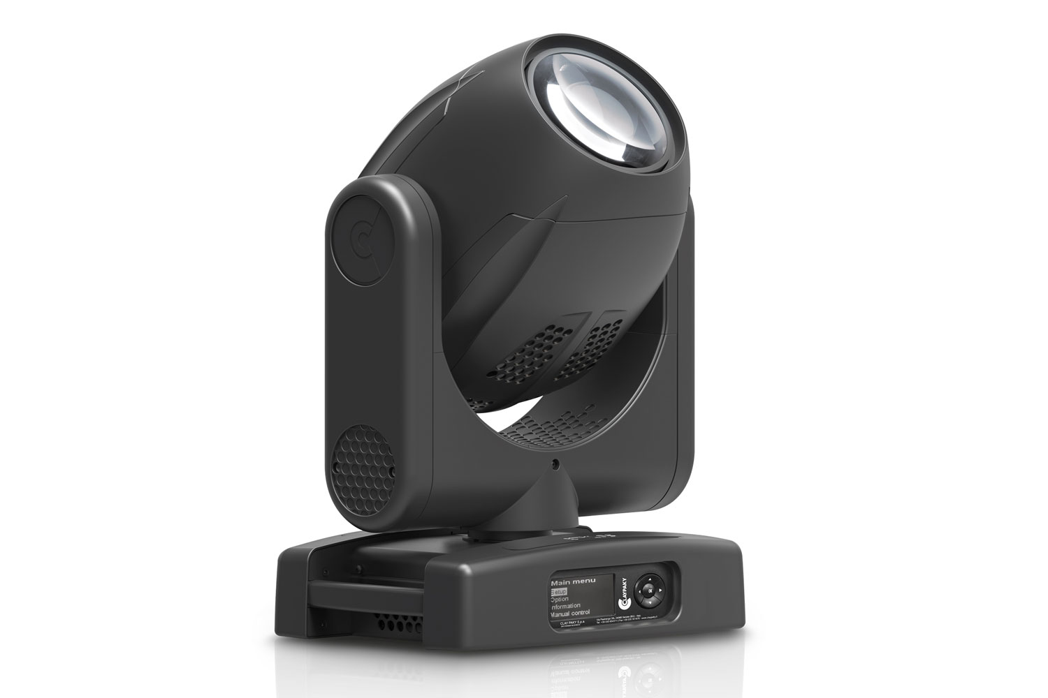 Xtylos is a compact beam moving light making use of a tailor-made laser source Xtylos is a compact beam moving light making use of a tailor-made laser source