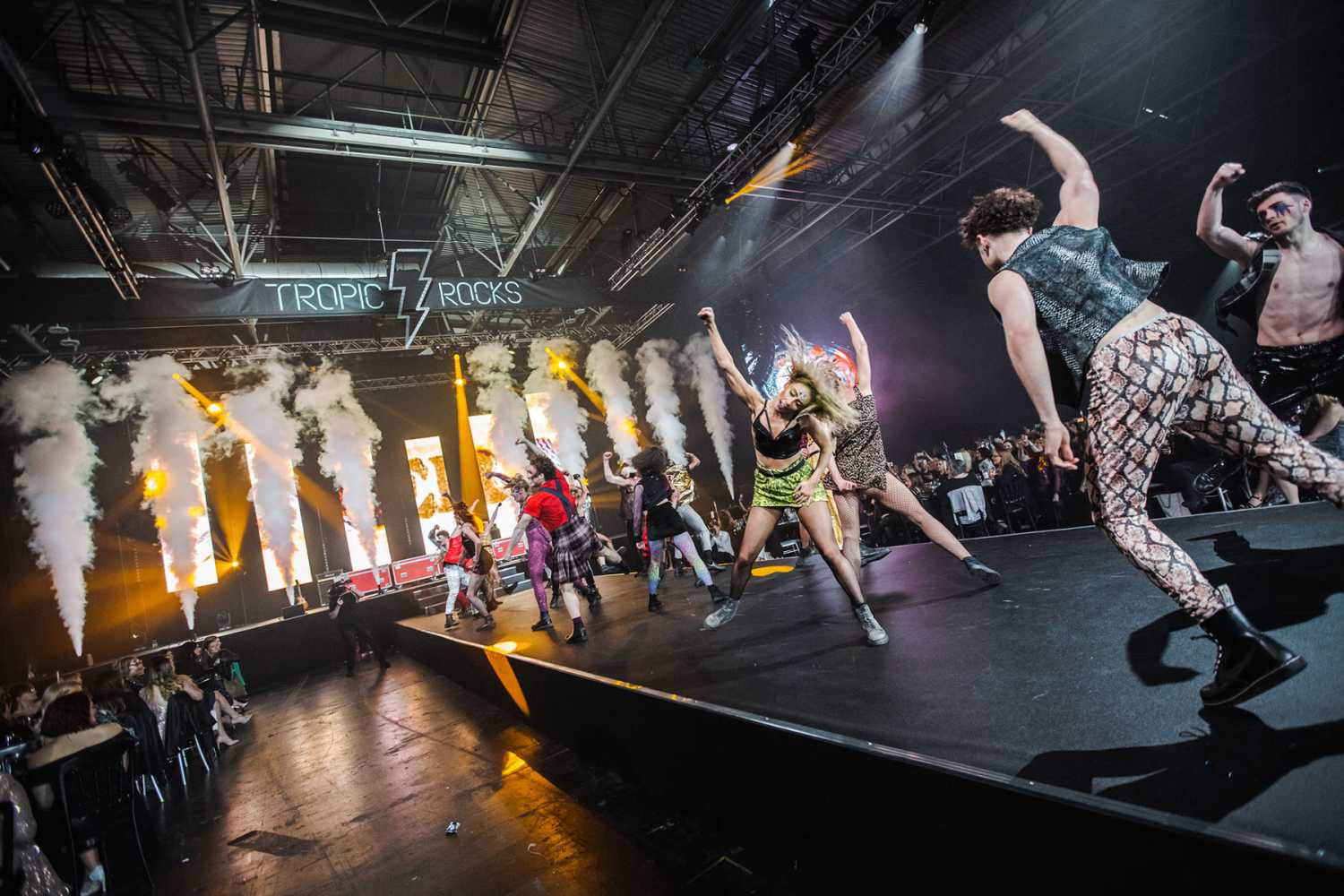 Tropic Rocks offered a hi-energy festival / rock theme to energise the 2500 delegates (photo: Ben Daure)