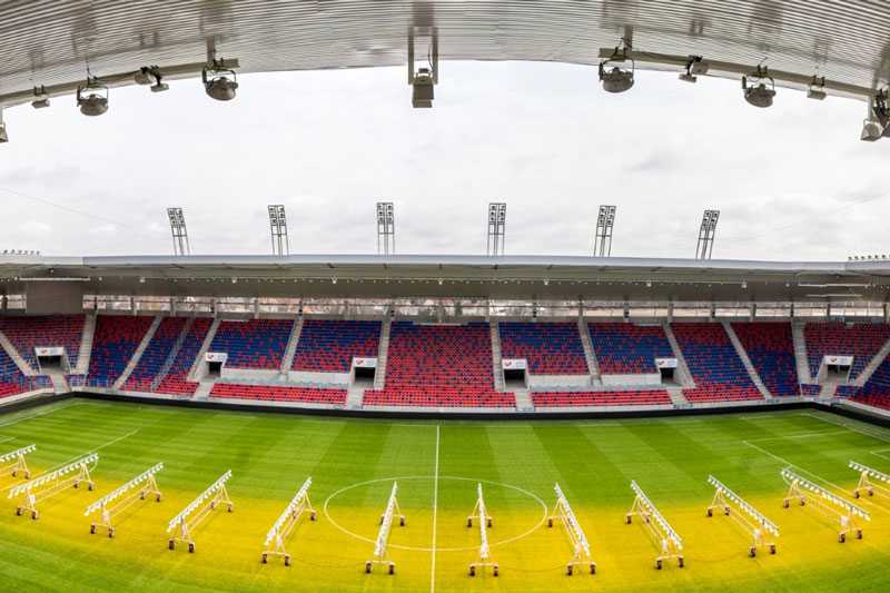 The stadium is primarily used for football matches The stadium is primarily used for football matches