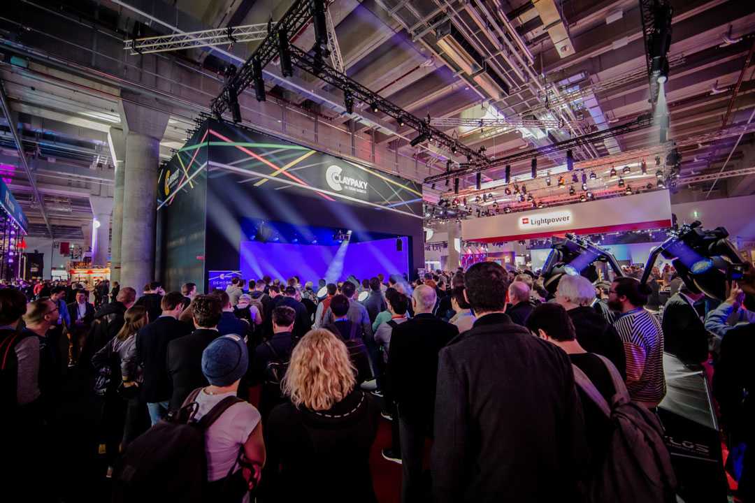 Around 10,000 people attended the live demo shows at Claypaky's stand Around 10,000 people attended the live demo shows at Claypaky's stand