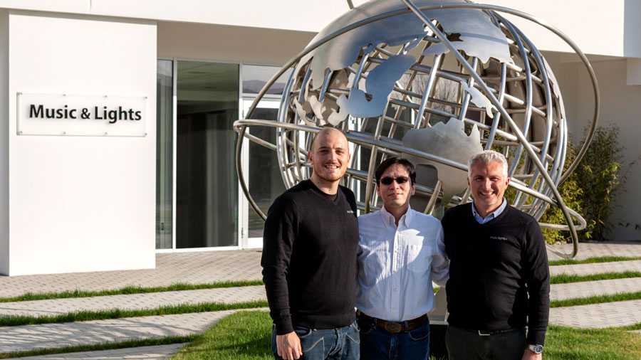From left: Fabio Sorabella (Music & Lights), Louis Teo (Lighting & Sound Distribution) and Paolo Albani (Music & Lights) From left: Fabio Sorabella (Music & Lights), Louis Teo (Lighting & Sound Distribution) and Paolo Albani (Music & Lights)
