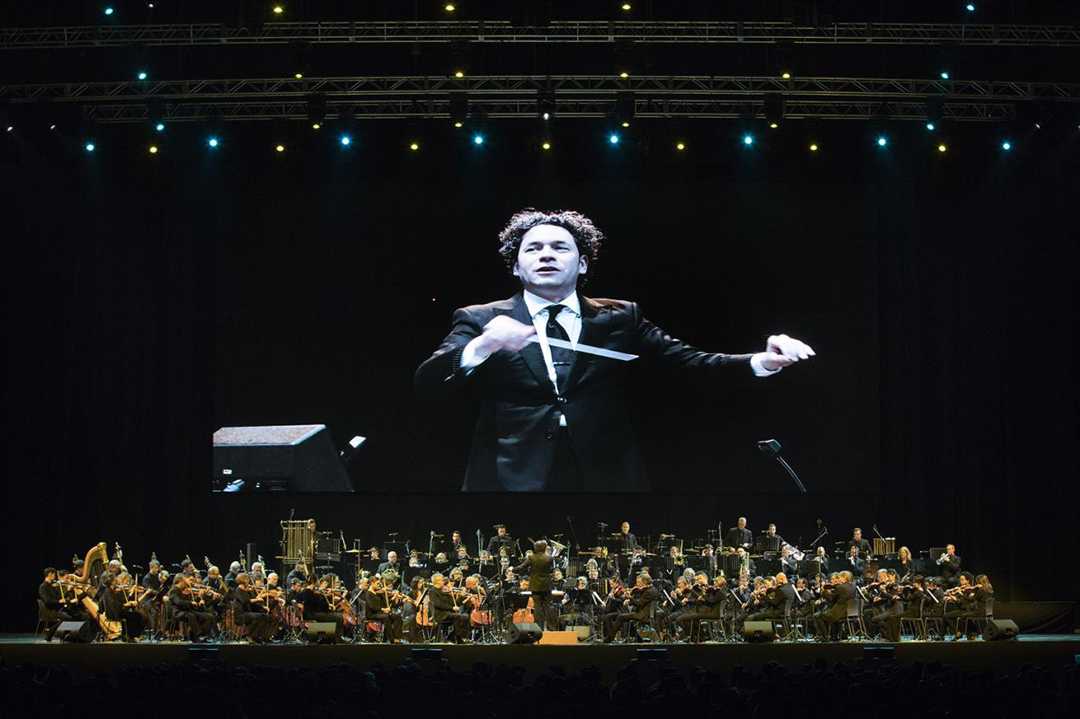The production features giant screen projection and an epic soundscape The production features giant screen projection and an epic soundscape