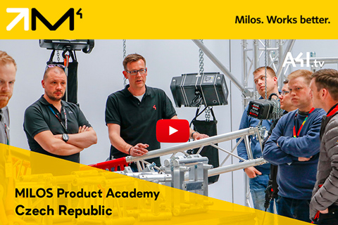 The Academy’s programme included displays and presentations of new Milos products