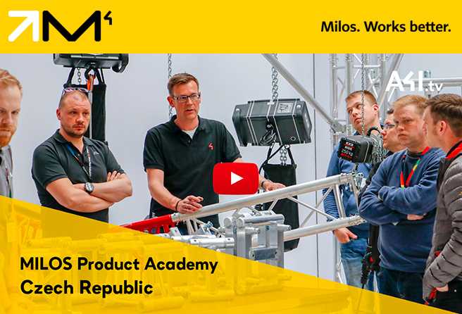 The Academy’s programme included displays and presentations of new Milos products The Academy’s programme included displays and presentations of new Milos products