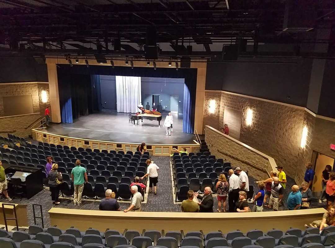 The new auditorium at Howards Grove High School The new auditorium at Howards Grove High School