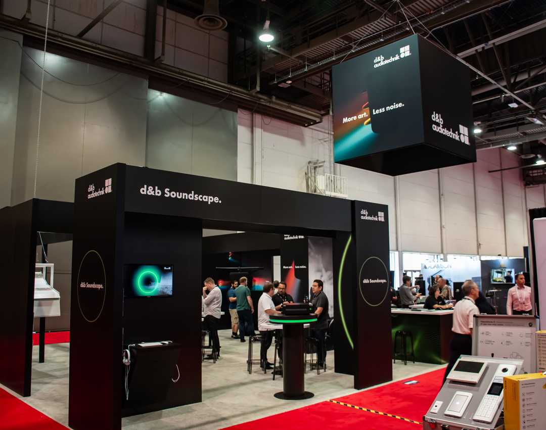 A comprehensive range of d&b installation loudspeakers will also be on display at the booth A comprehensive range of d&b installation loudspeakers will also be on display at the booth