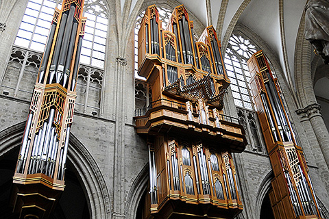 The Brussels cathedral dates from the ninth century