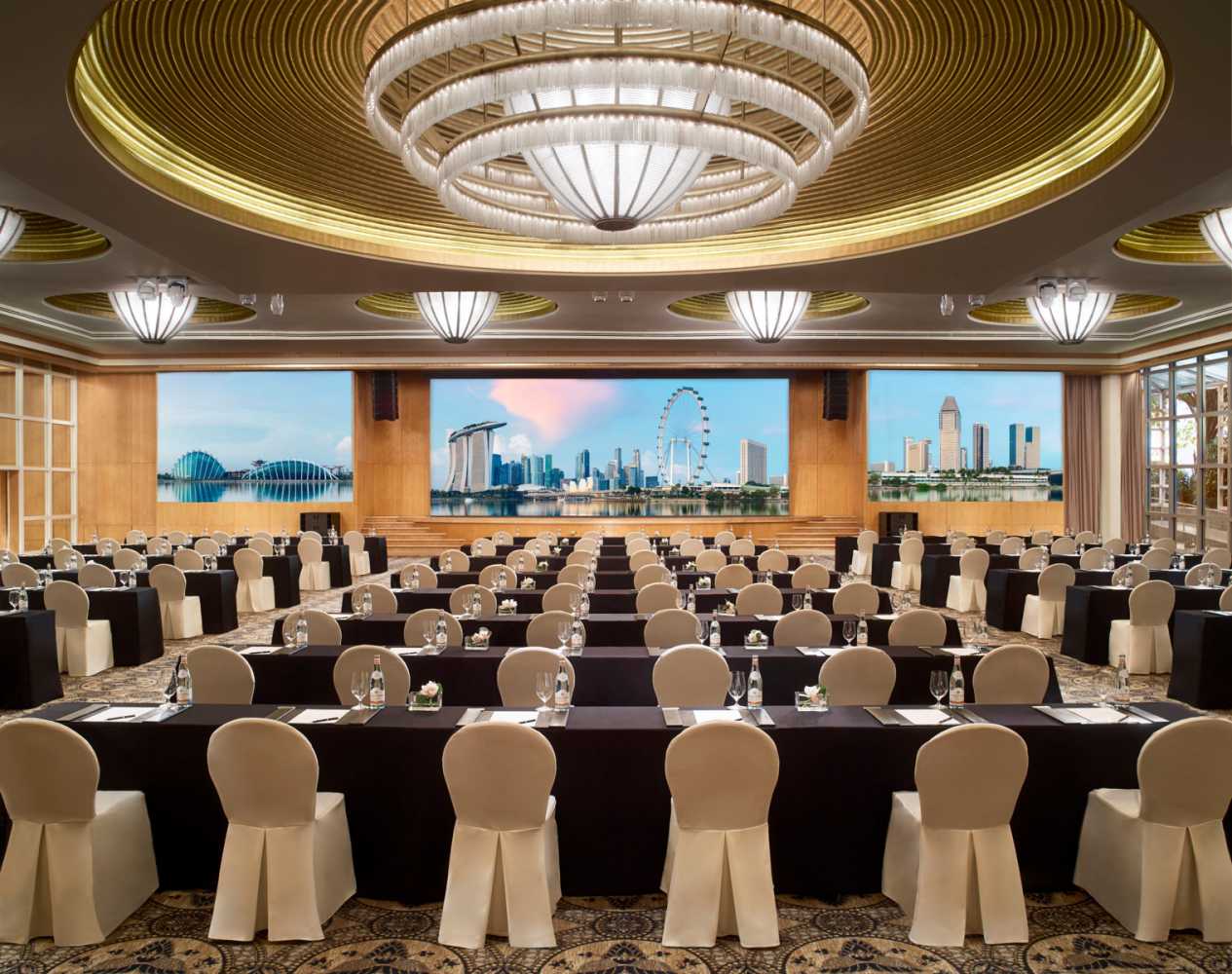The Ritz-Carlton Millenia grand ballroom The Ritz-Carlton Millenia grand ballroom