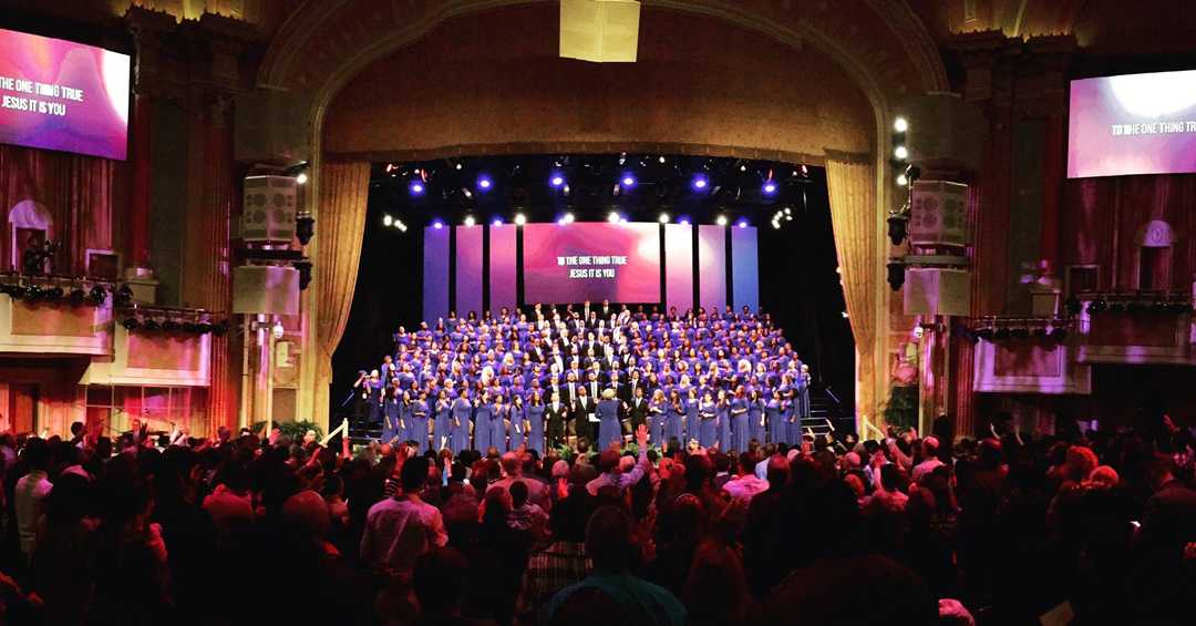 The six-time Grammy winning Brooklyn Tabernacle Choir perform regularly