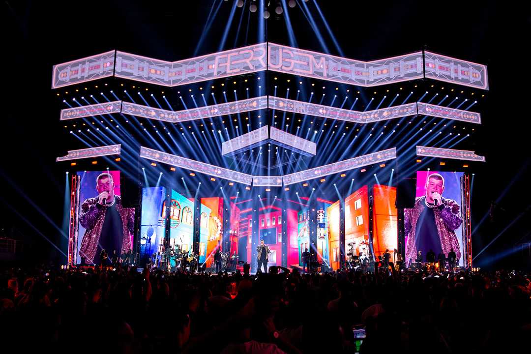 The concert was recorded in the Jeunesse Arena, Rio de Janeiro (photo: Bruno Henrique) The concert was recorded in the Jeunesse Arena, Rio de Janeiro (photo: Bruno Henrique)