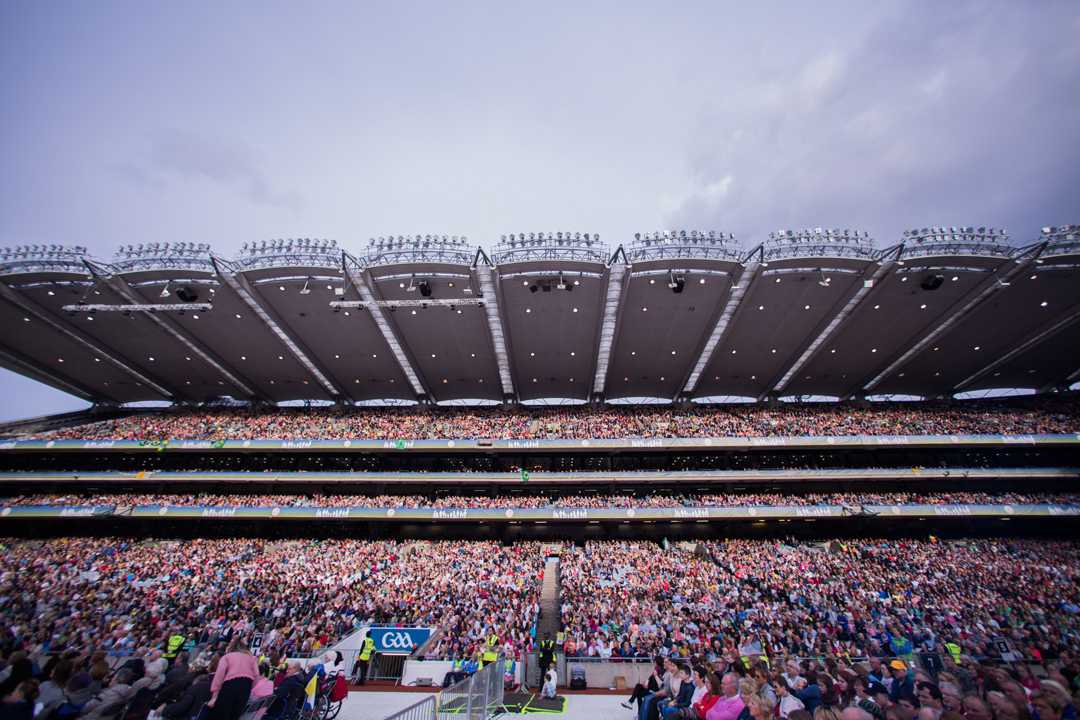 With capacity for 82,300 people, Croke Park is the third largest stadium in Europe