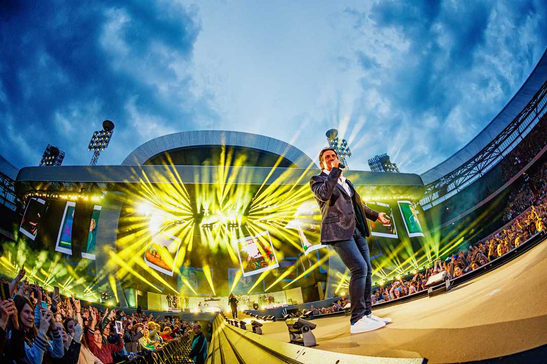 Marco Borsato played five sold-out stadium shows at De Kuip in Rotterdam Marco Borsato played five sold-out stadium shows at De Kuip in Rotterdam