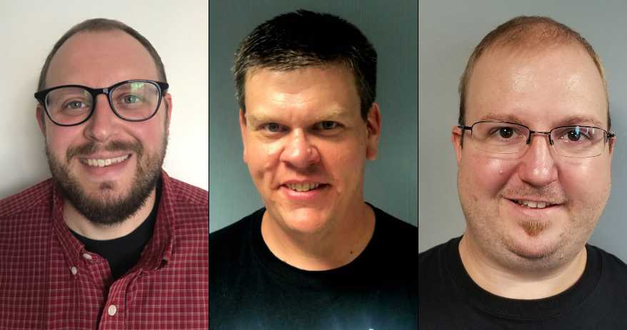 L-R: Alex Becker, Giff Swart and Brad Hylton and L-R: Alex Becker, Giff Swart and Brad Hylton and