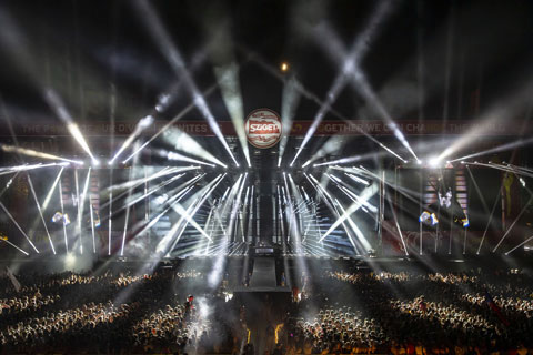 Martin Garrix plays Sziget 2019 (photo: Louise Stickland)